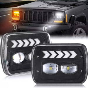 Faro coche F.TIP 11-OFF ROAD: 7"/45W / 5X7 (inch)/12V-24V/2700LM/ IP 67 Resistente al agua, Señalización dinámica
