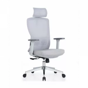 Silla de oficina ergonómica soporte lumbar regulable reposacabezas regulable reposabrazos regulable diseño moderno y elegante calidad premium dimensiones 680*680*1140-1235 mm