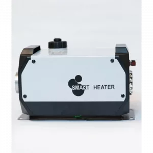 Calentador inteligente portátil cuadrado blanco Siroco premium 8KW 12V Y 24V carcasa de aluminio y bujía japonesa Kyocera, impuesto verde incluido