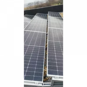 Sistema completo SUR 1X5 fijación de placas de lastre 5 paneles solares fotovoltaicos con un ángulo de 15 grados